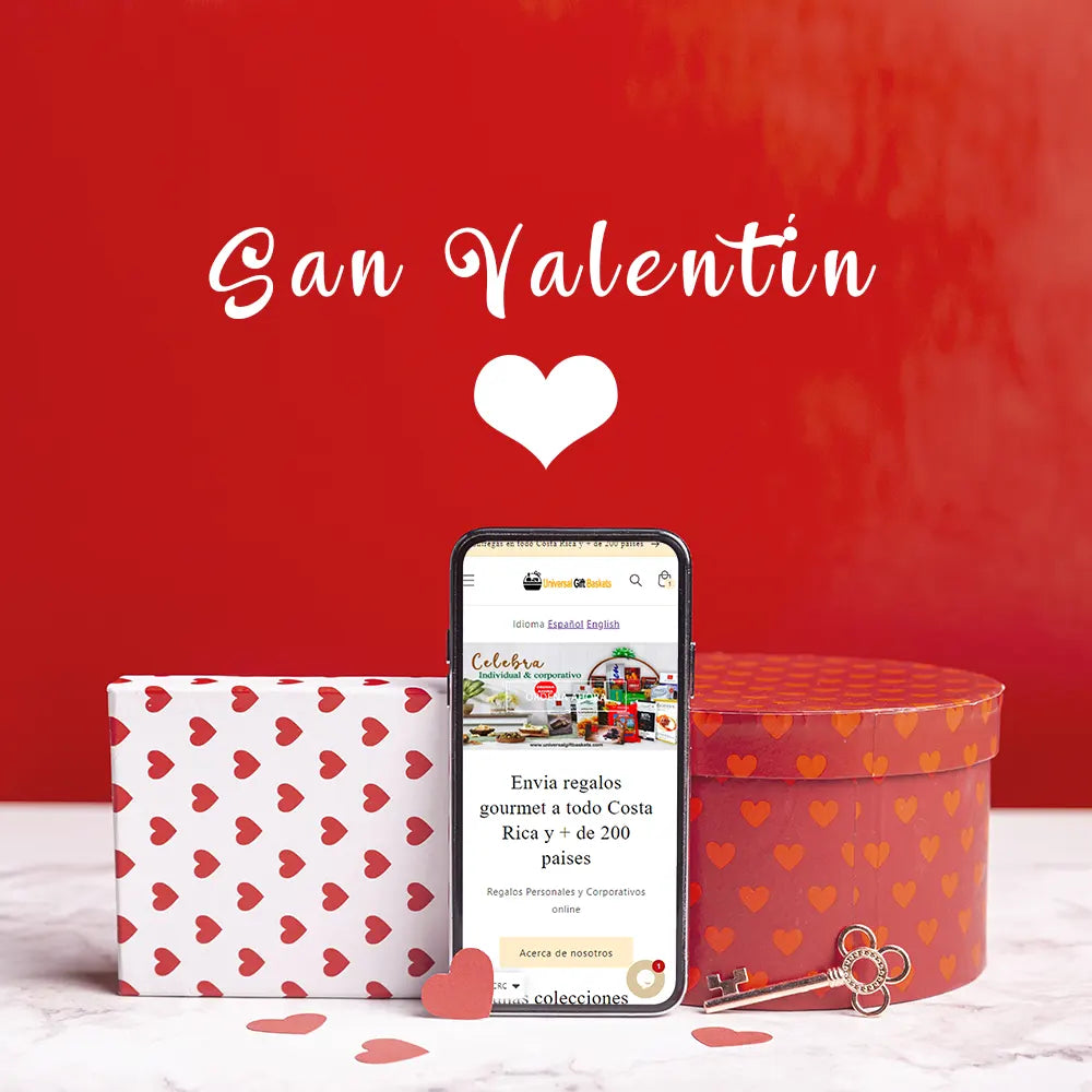 Cestas gourmet finas San valentin costa rica