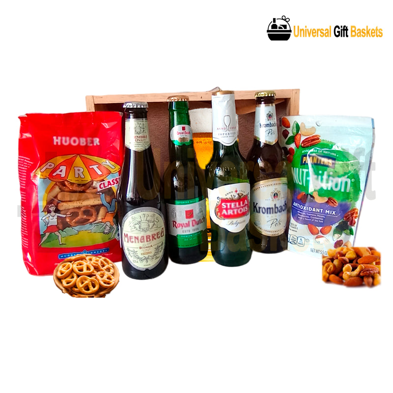 Open Your Eyes at the Celebration beer gift basket