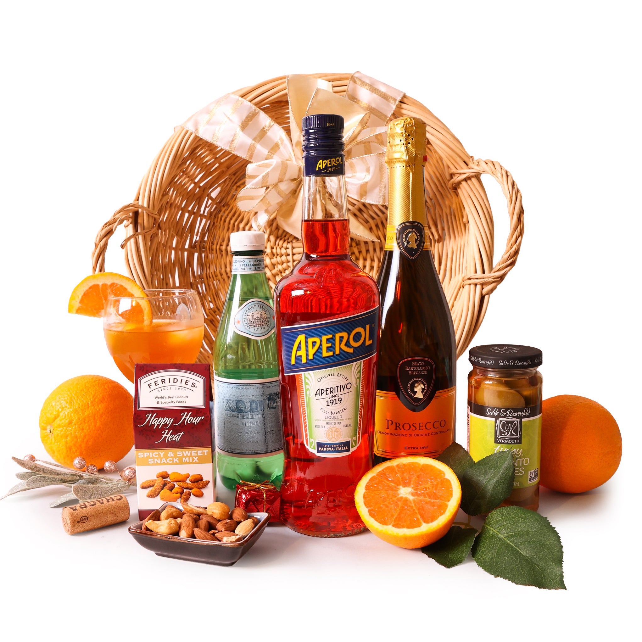 Aperol Spritz Celebration Basket for gift delivery in the United Kingdom