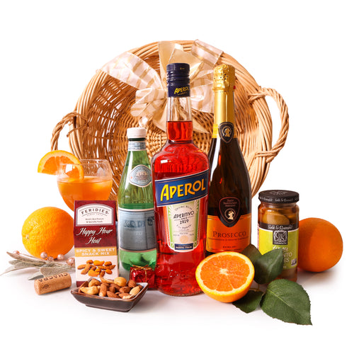 Aperol Spritz Celebration Basket for gift delivery in the United Kingdom