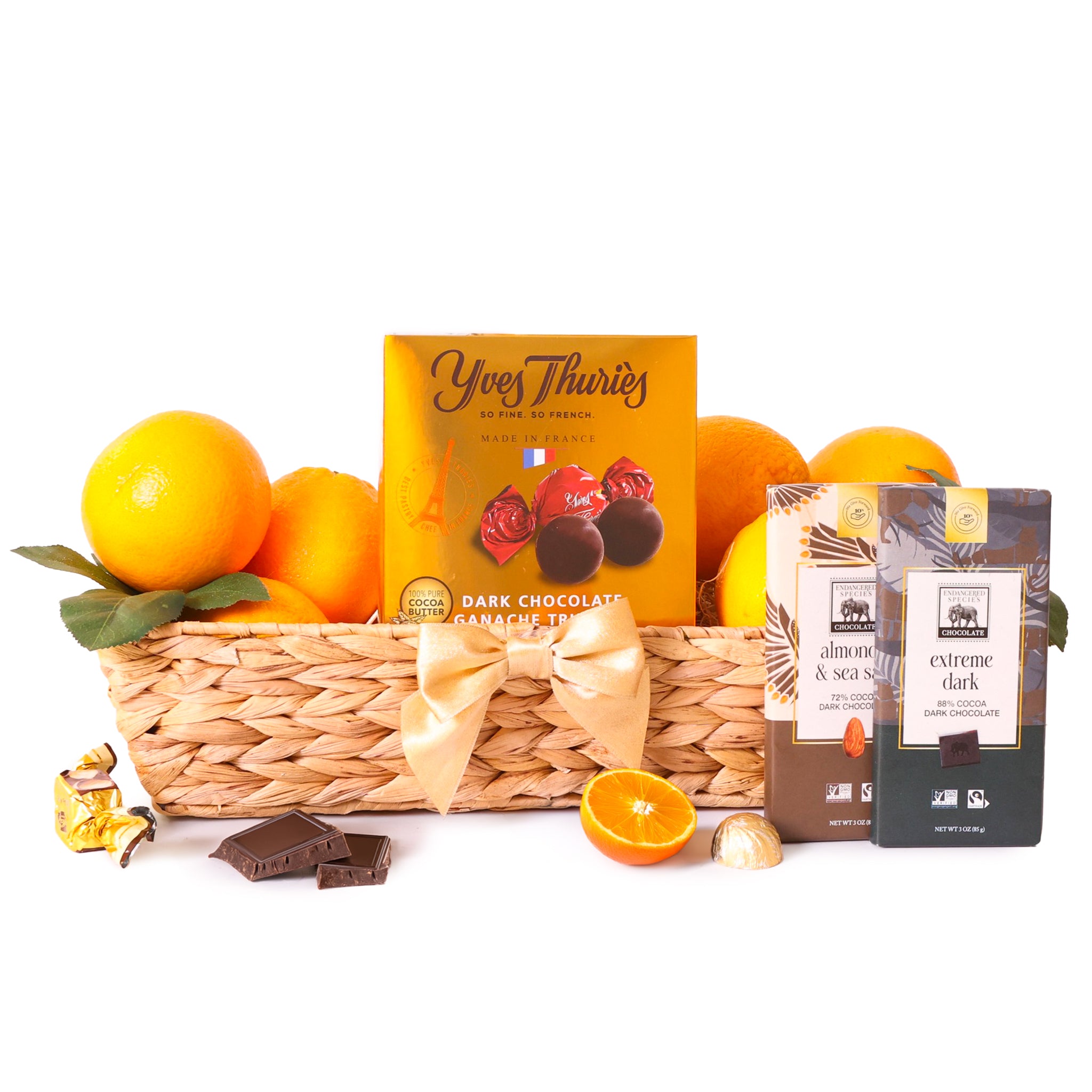 Chocolate & Citrus Indulgence Basket gift basket