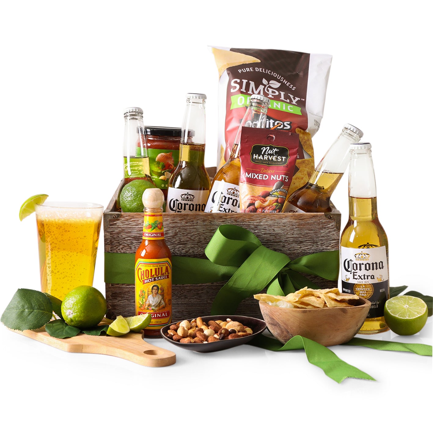 Four-Beer Fiesta Gift Box gift basket