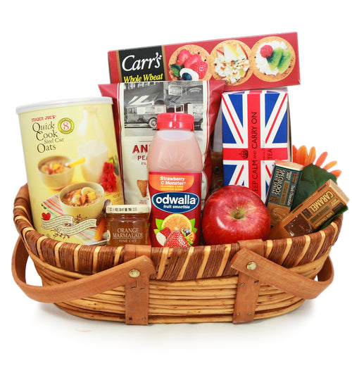 British Breakfast Gift Basket alcohol-free gift for delivery in selected countries