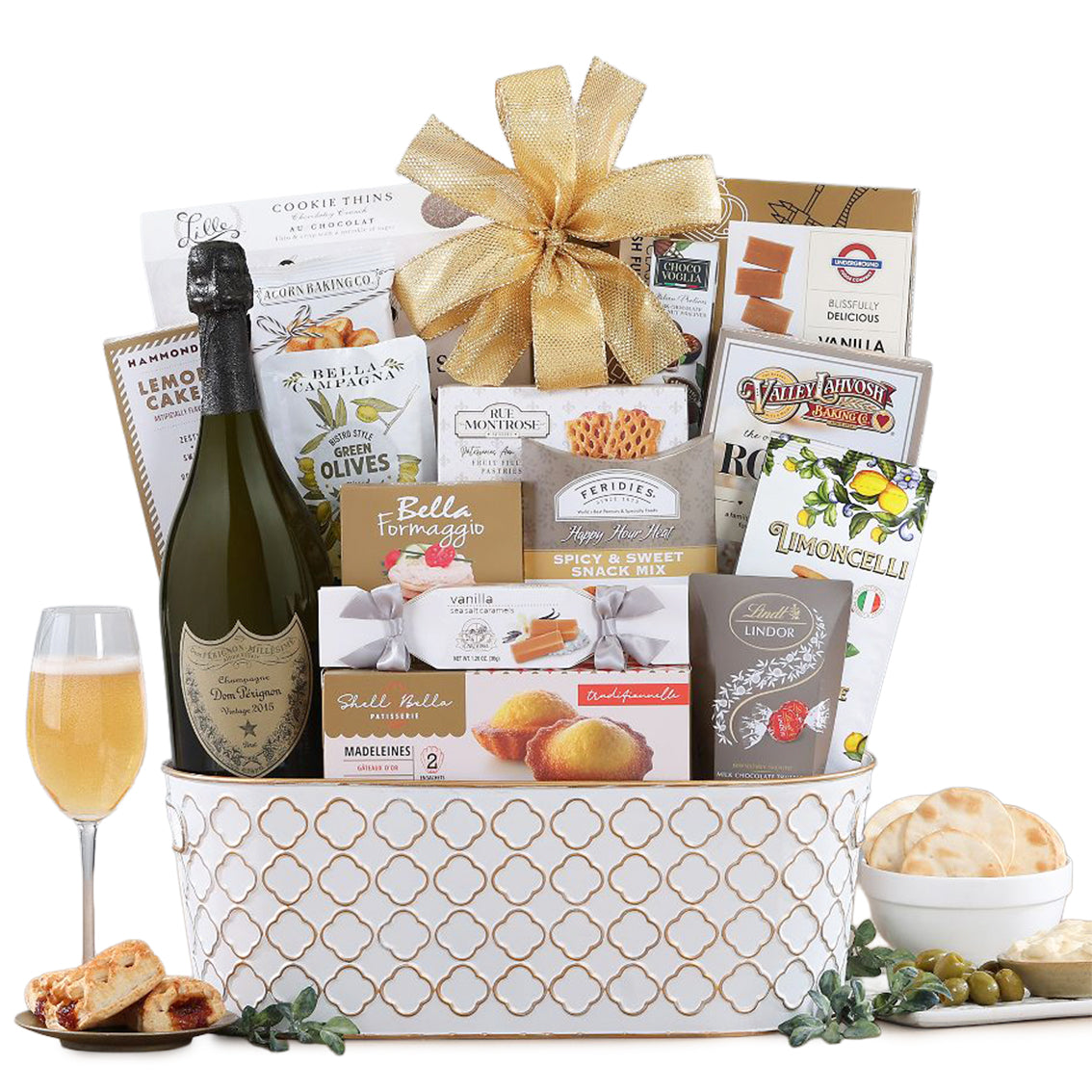 Golden Wine Country Gourmet Selection gift available for delivery in the United States