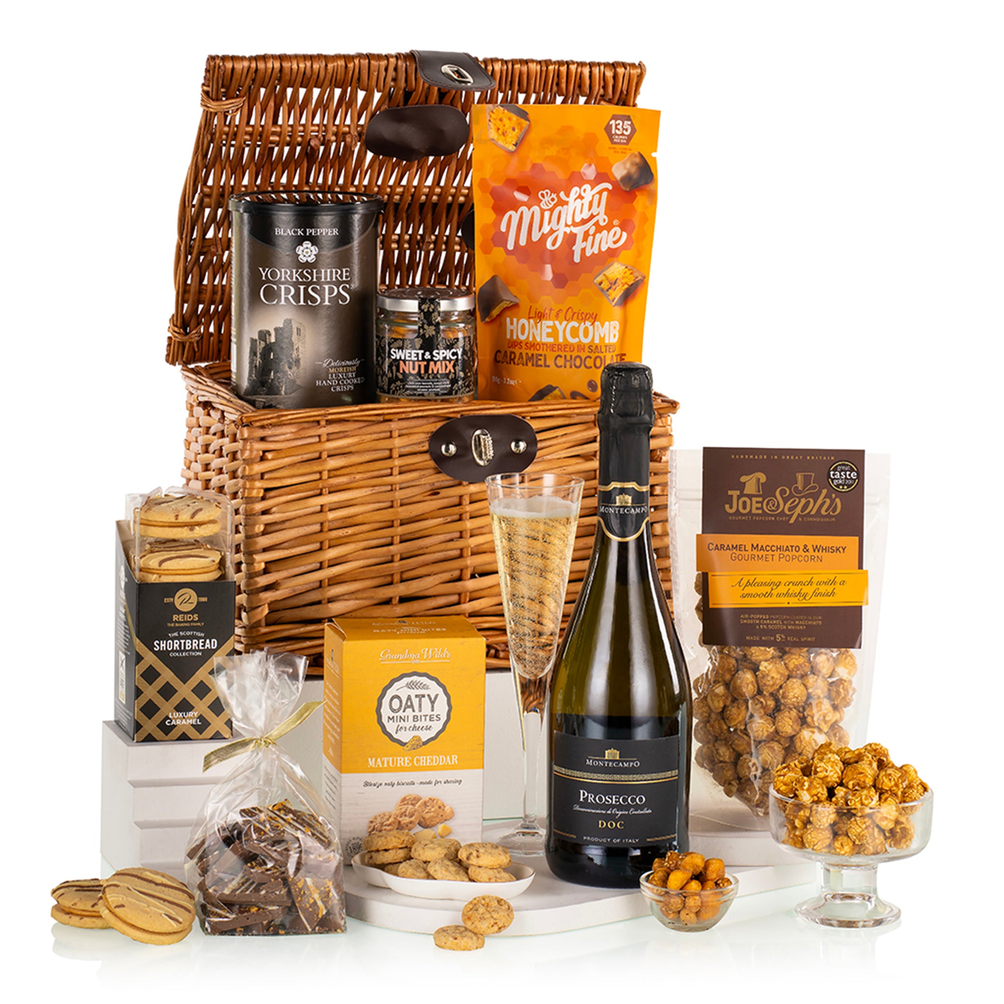 Prosecco & Gourmet Celebration Hamper for gift delivery in the United Kingdom