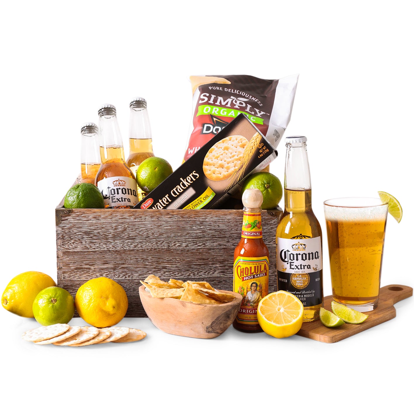 Beer, Citrus & Savory Picnic Basket gift basket