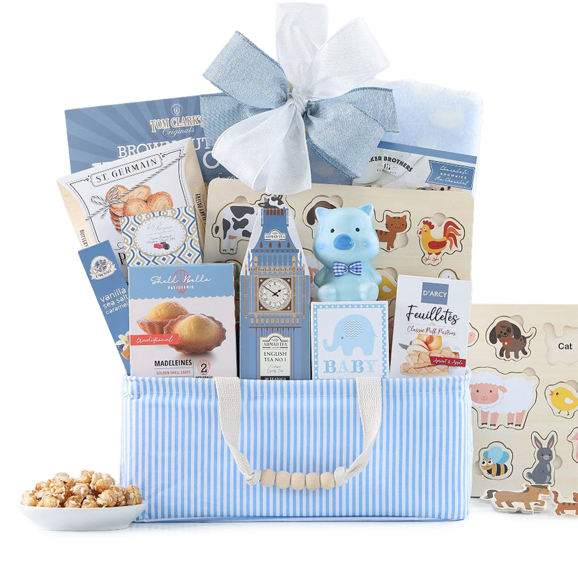 Timeless New Baby Welcome Gift Basket gift available for delivery in the United States
