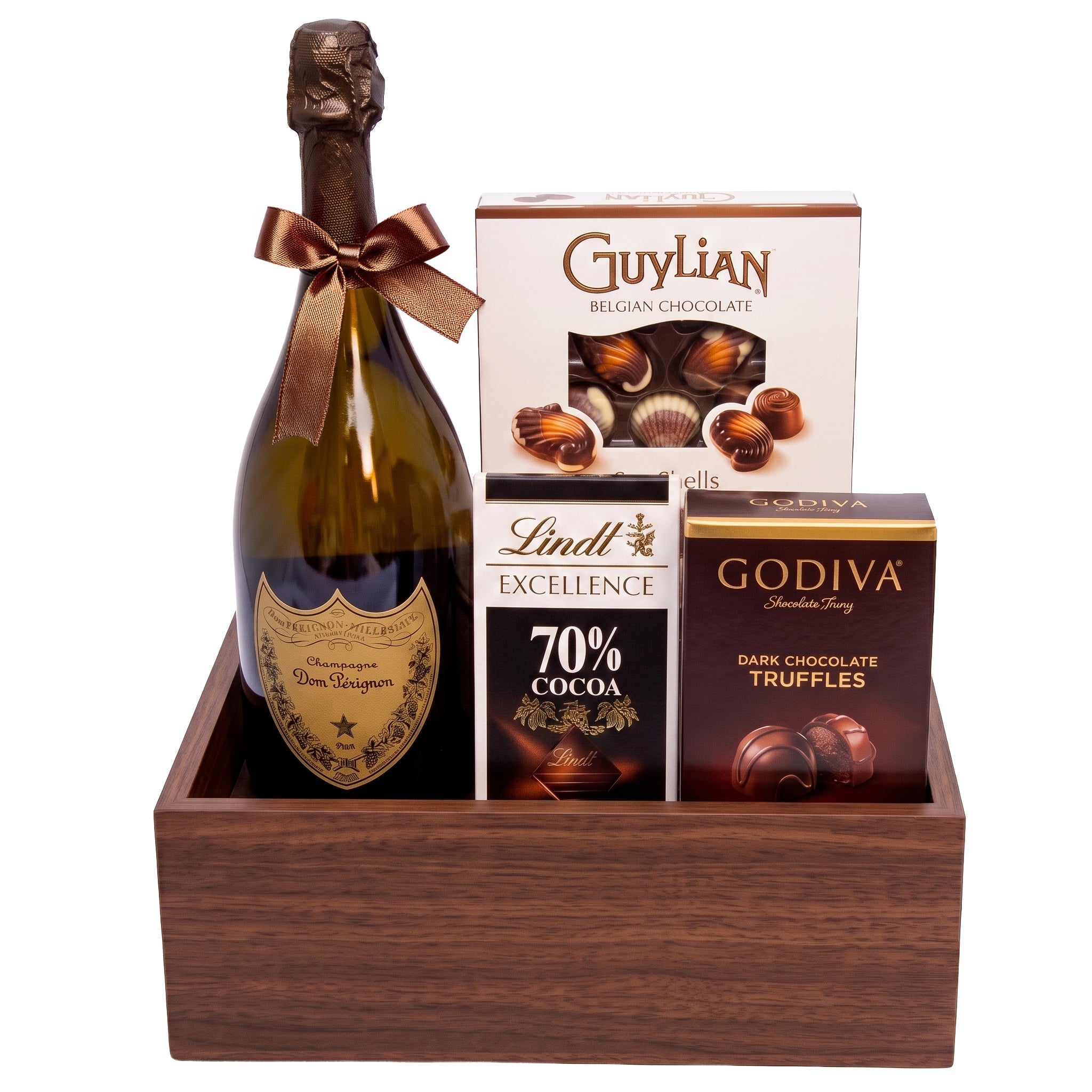 Dom Pérignon & Chocolate Truffle Gift gift basket