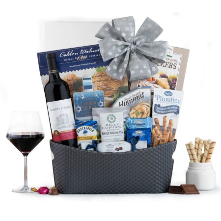 Perfección del chocolate y el vino  wine gift baskets