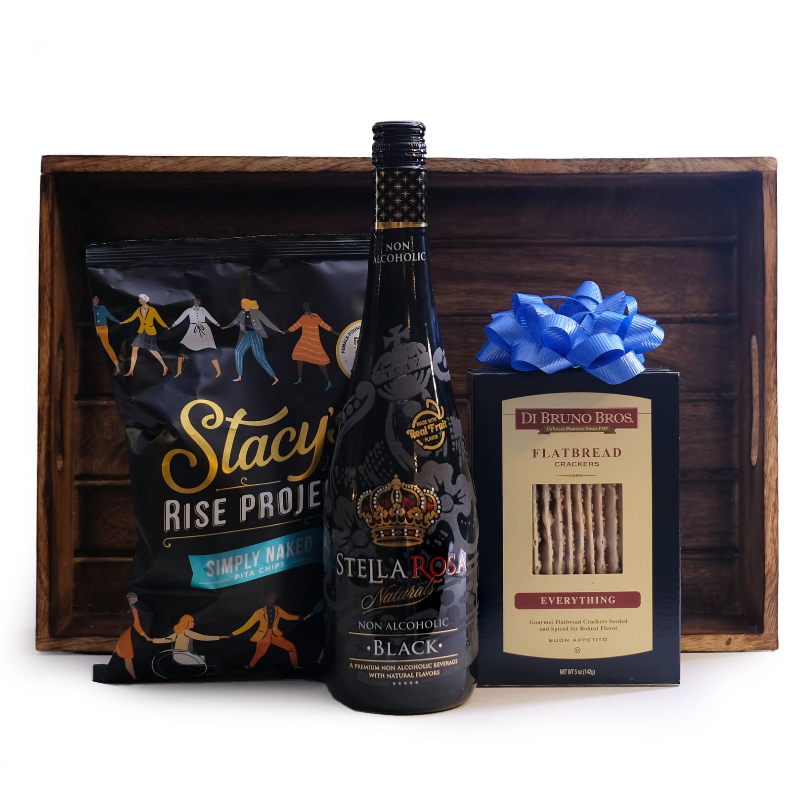 Sparkling Cider & Savory Treats Set alcohol-free gift for delivery in selected countries