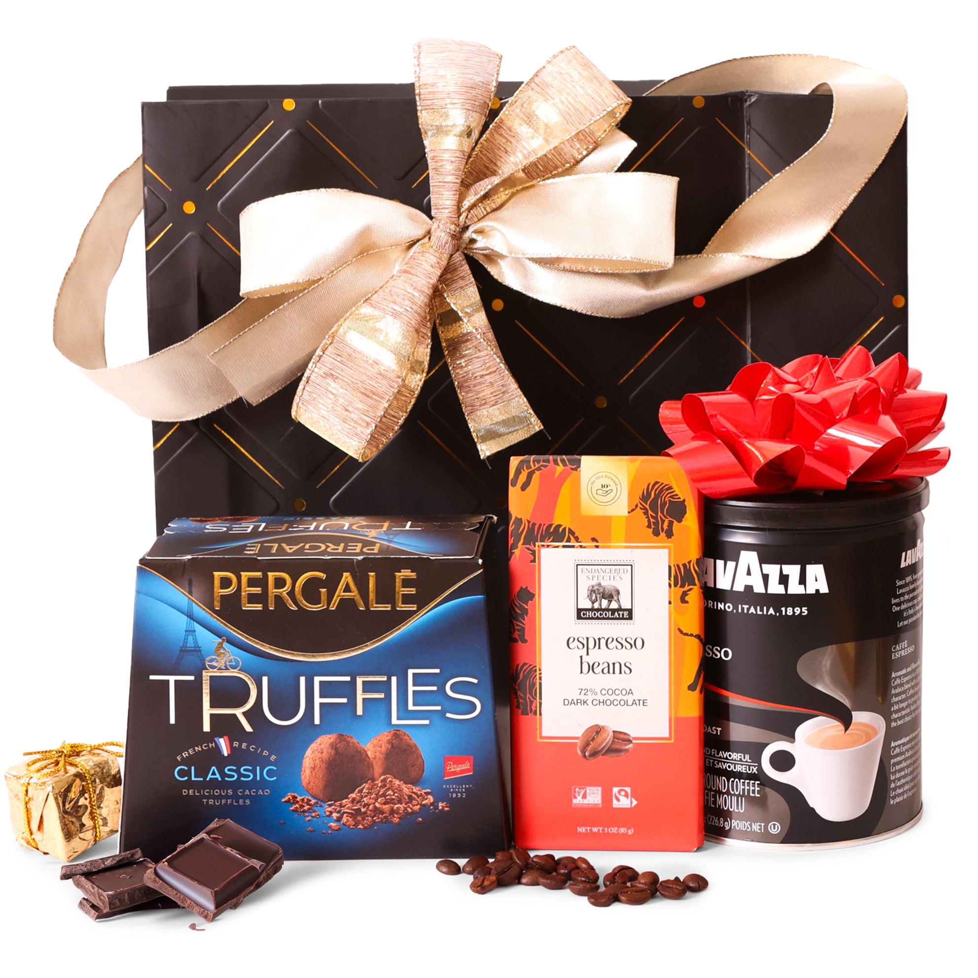 Coffee & Chocolate Truffle Gift Box gift basket