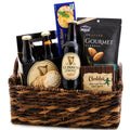 Dark Beer & Savory Snacks Basket gift basket