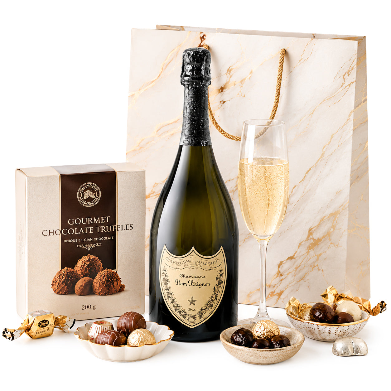 Dom Pérignon & Chocolate Truffles Gift for gift delivery in the United Kingdom