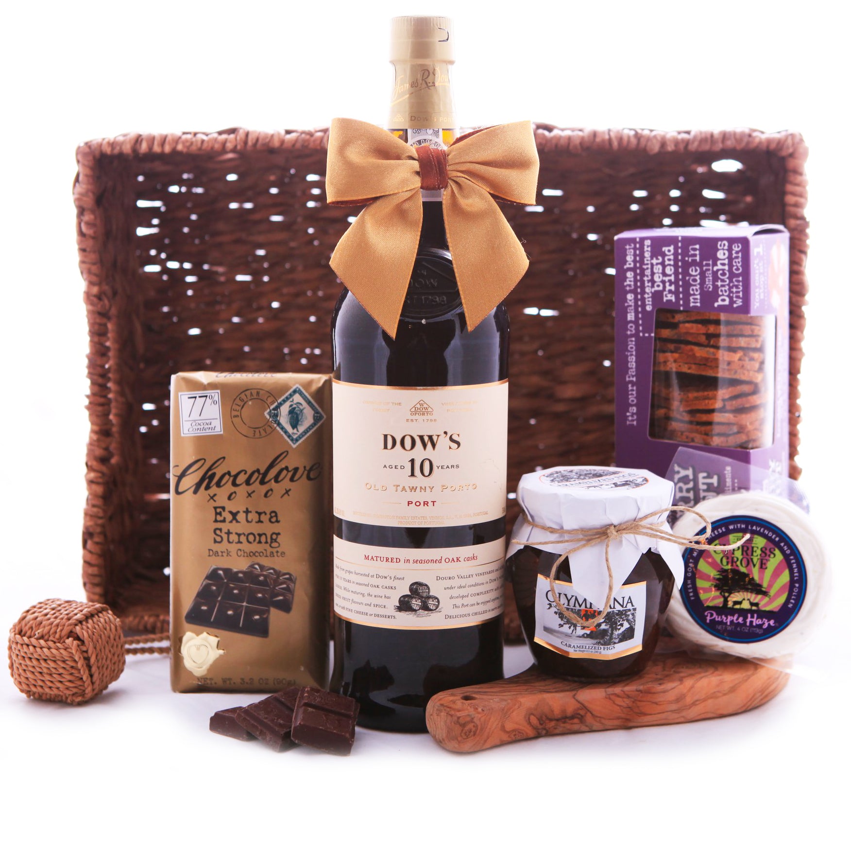 10-Year Tawny Port Gourmet Basket gift basket