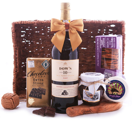 10-Year Tawny Port Gourmet Basket gift basket