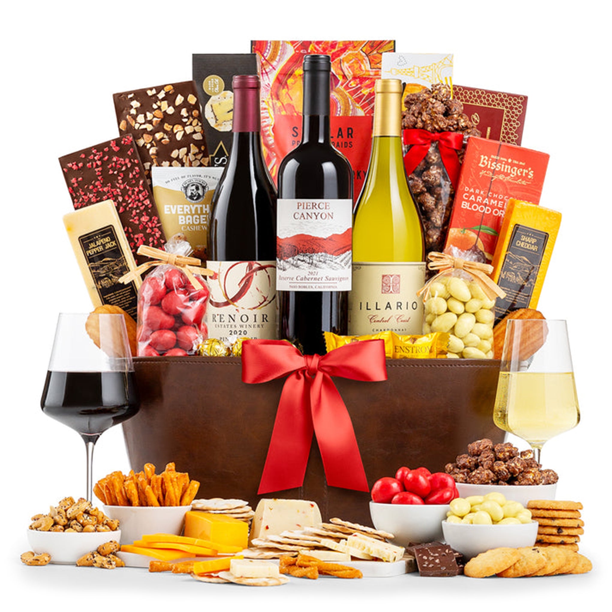 Radiant Cabernet Reserve Basket gift available for delivery in the United States