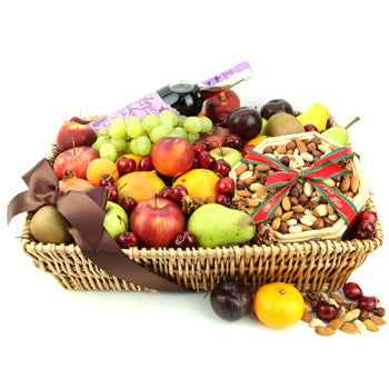 Grand Tropical Fruit & Nut Hamper for gift delivery in the United Kingdom