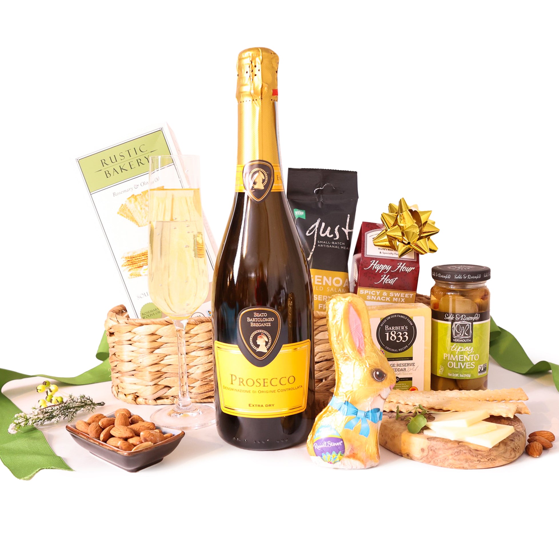 Prosecco & Charcuterie Celebration Tray gift basket