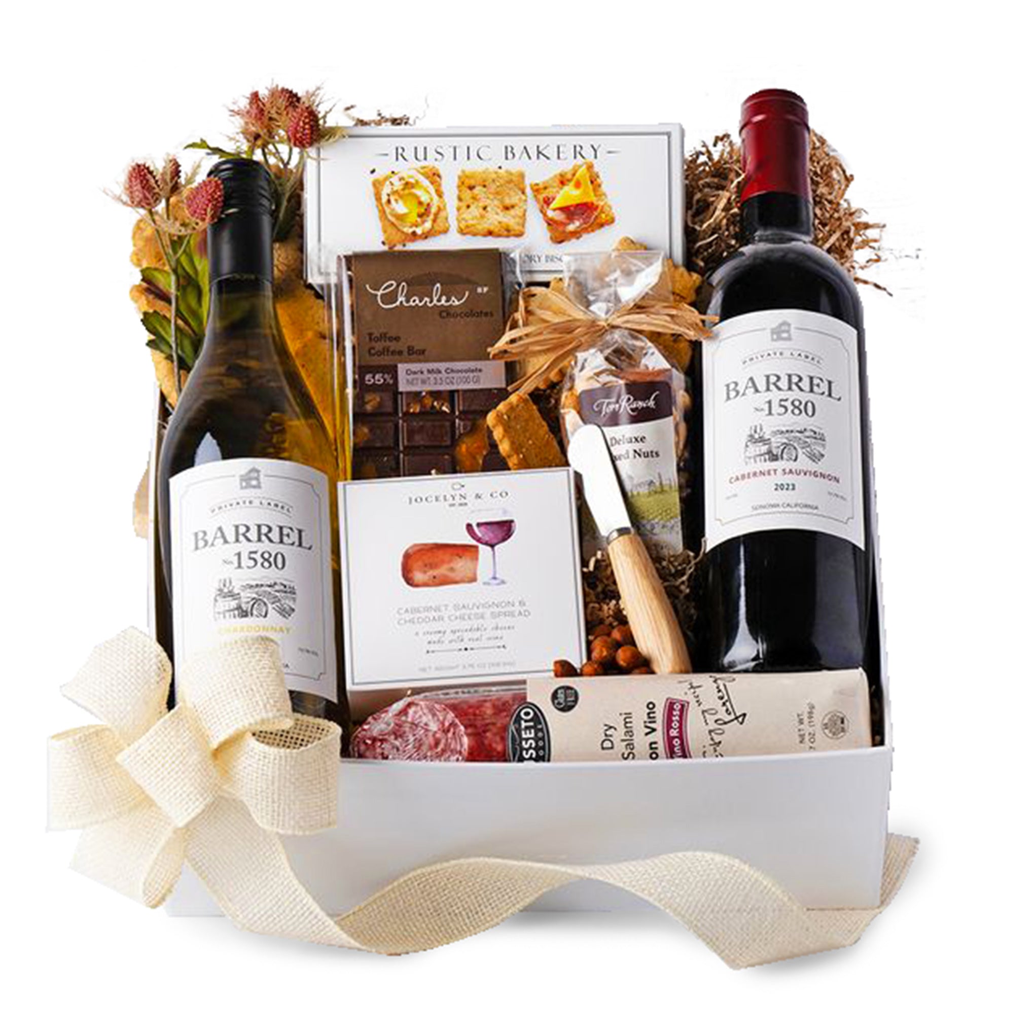 Classic Cabernet Gourmet Basket gift available for delivery in the United States