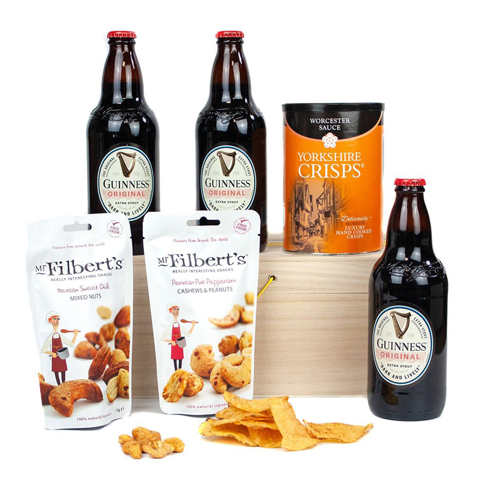 Guinness & Savoury Snacks Hamper for gift delivery in the United Kingdom