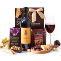 Harvest Fall Love Gift Basket with Wine