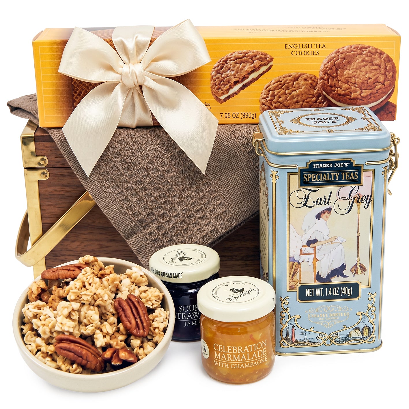 Oatmeal, Tea & Jam Breakfast Basket gift basket