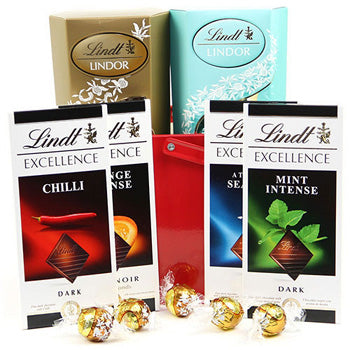 Lindt Chocolate Tasting Gift Set for gift delivery in the United Kingdom