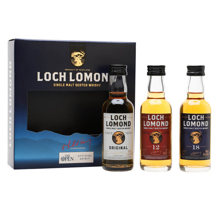 Loch Lomond Whisky Miniature Gift Pack for gift delivery in the United Kingdom