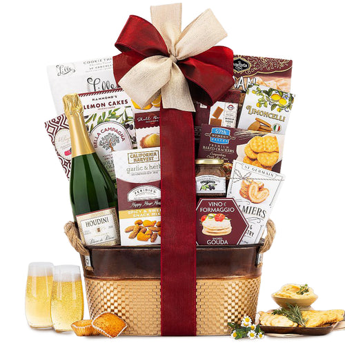 Classic Champagne Gourmet Selection gift available for delivery in the United States