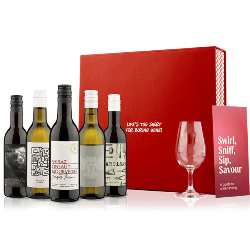 Five-Wine Miniature Tasting Collection for gift delivery in the United Kingdom