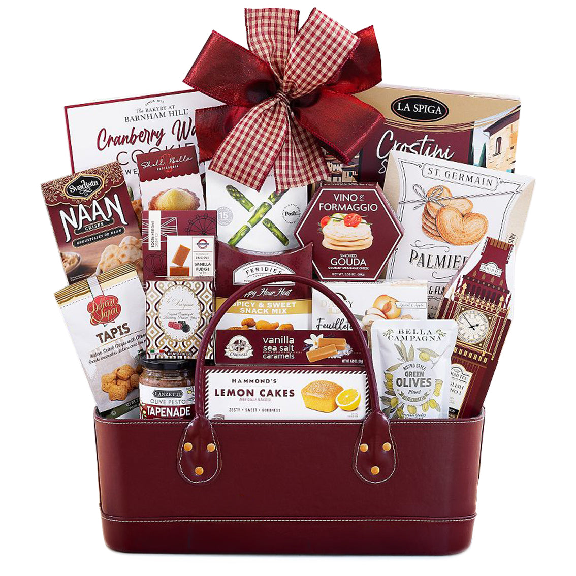 Distinctive Savory Gourmet Basket gift available for delivery in the United States