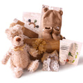 Neutral New Baby Essentials Basket for gift delivery in the United Kingdom