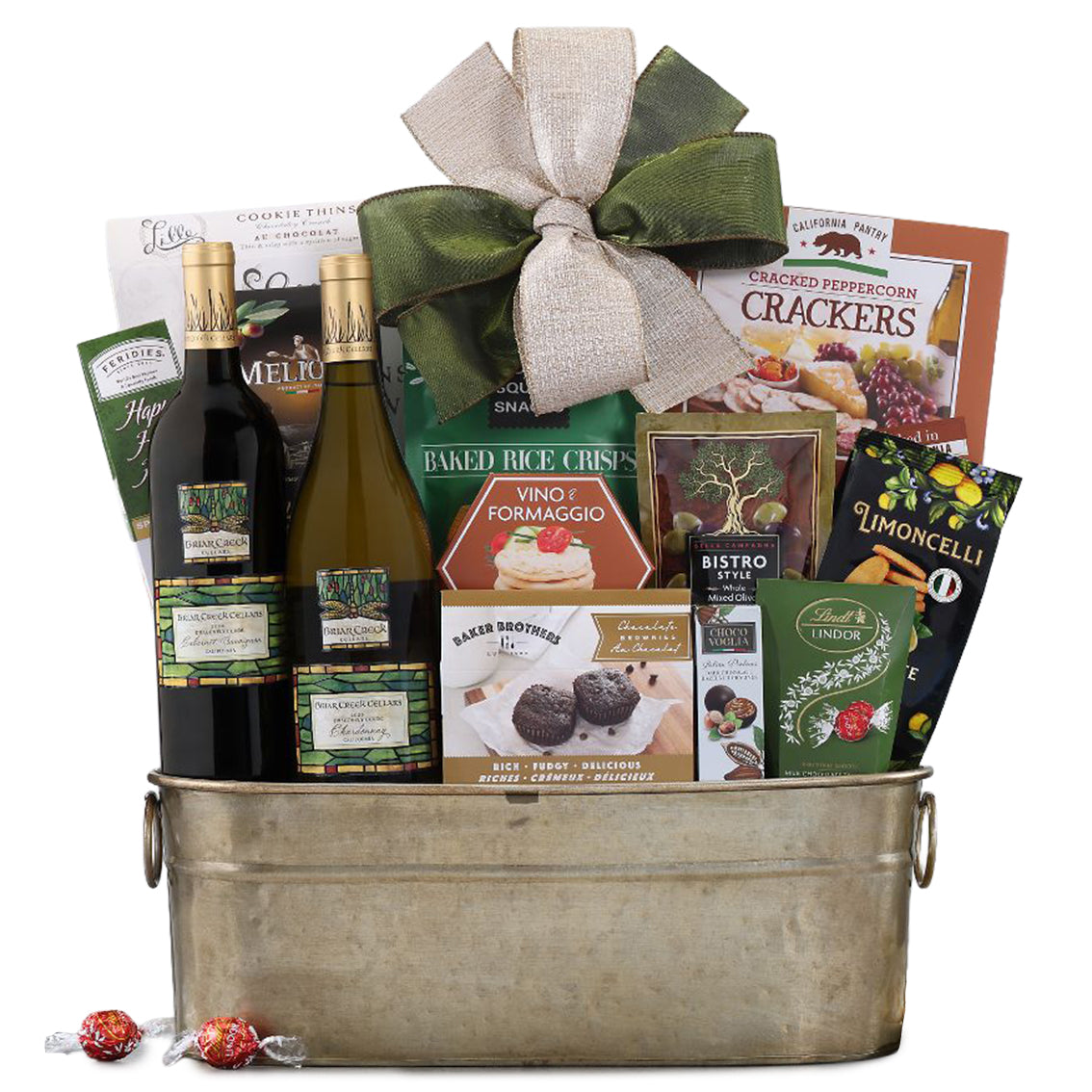 Premier Cabernet Gourmet Basket gift available for delivery in the United States