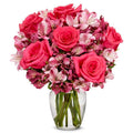 flower shop pink roses