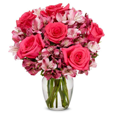 Pretty, Pink, and Perfect fresh floral arrangement
