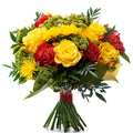 Sunrise Rose & Carnation Bouquet fresh flower gift for delivery in selected countries