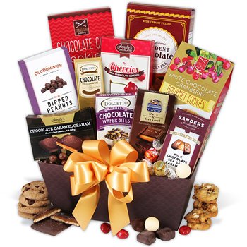 Premium Chocolate & Cookie Assortment gift basket