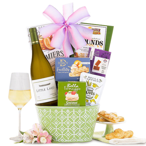 Classic Chardonnay Gourmet Selection gift available for delivery in the United States