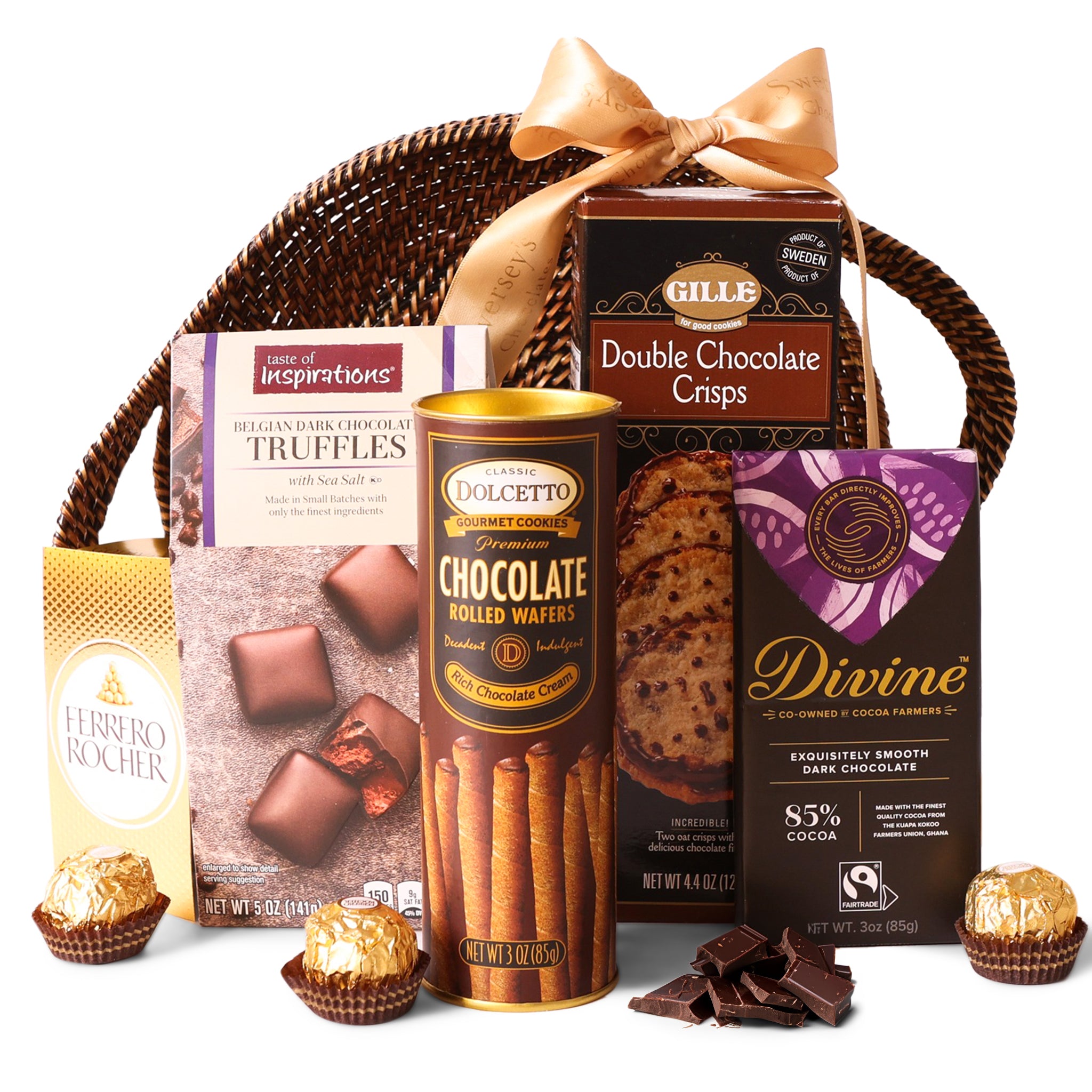 Easter Chocolate & Wafer Hamper gift basket