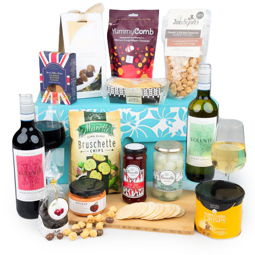 Executive Wine & Gourmet Office Hamper for gift delivery in the United Kingdom