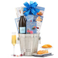 Golden Prosecco Gourmet Selection gift available for delivery in the United States