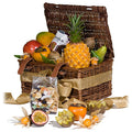 Tropical Fruit & Gourmet Picnic Basket for gift delivery in the United Kingdom