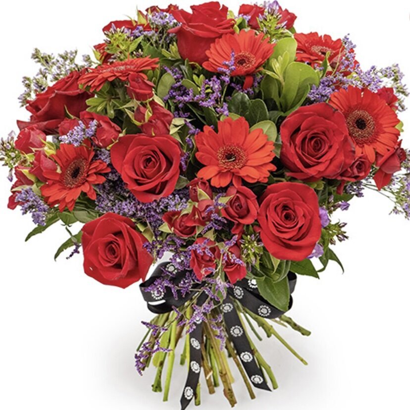 Romantic Roses & Gerbera Bouquet for gift delivery in the United Kingdom