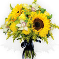 Sunflower & Orchid Statement Bouquet for gift delivery in the United Kingdom