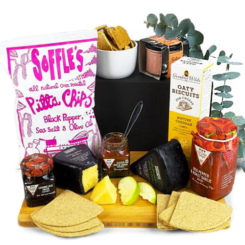 British Cheese & Charcuterie Hamper for gift delivery in the United Kingdom