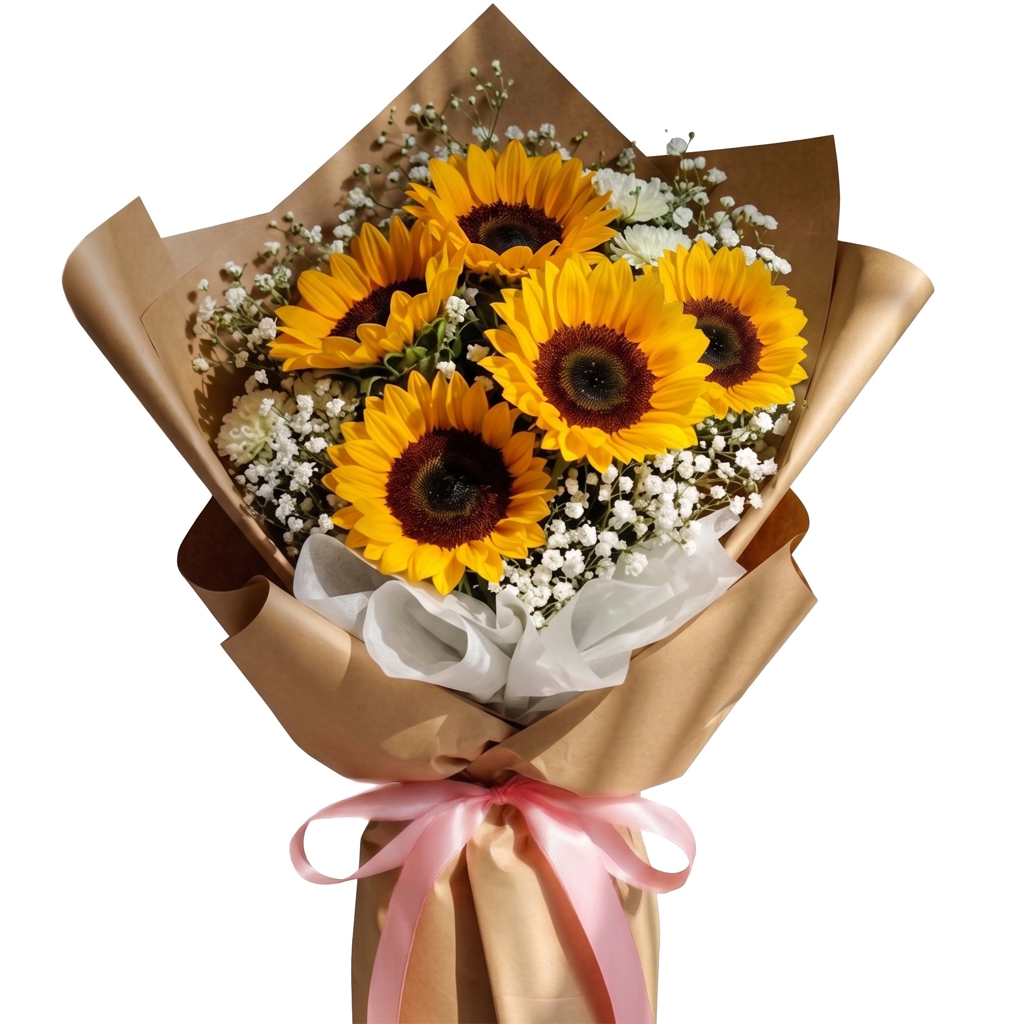 Golden Sunshine Flower Bouquet for gift delivery in the United Kingdom