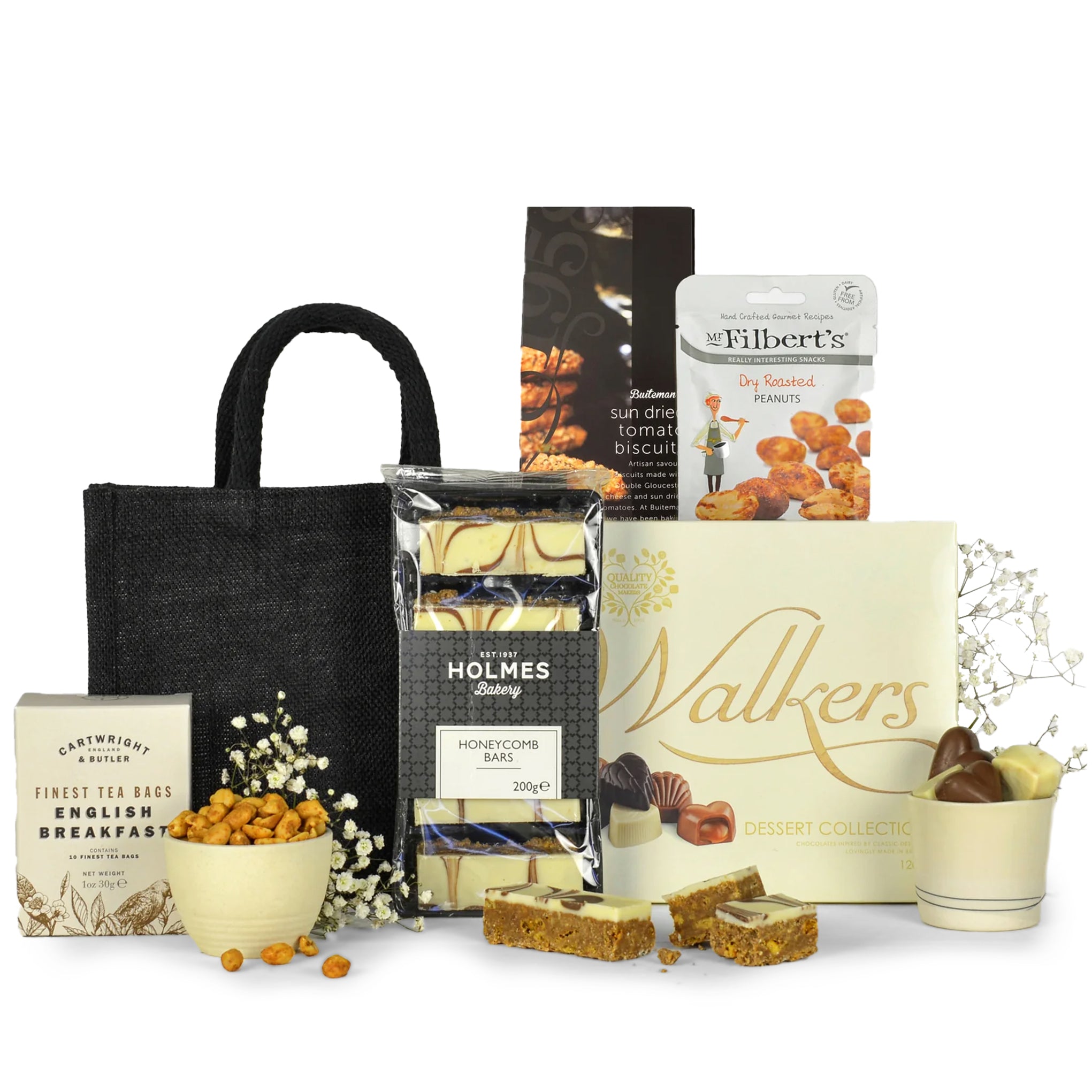 Tea, Chocolate & Savoury Treats Gift Box for gift delivery in the United Kingdom
