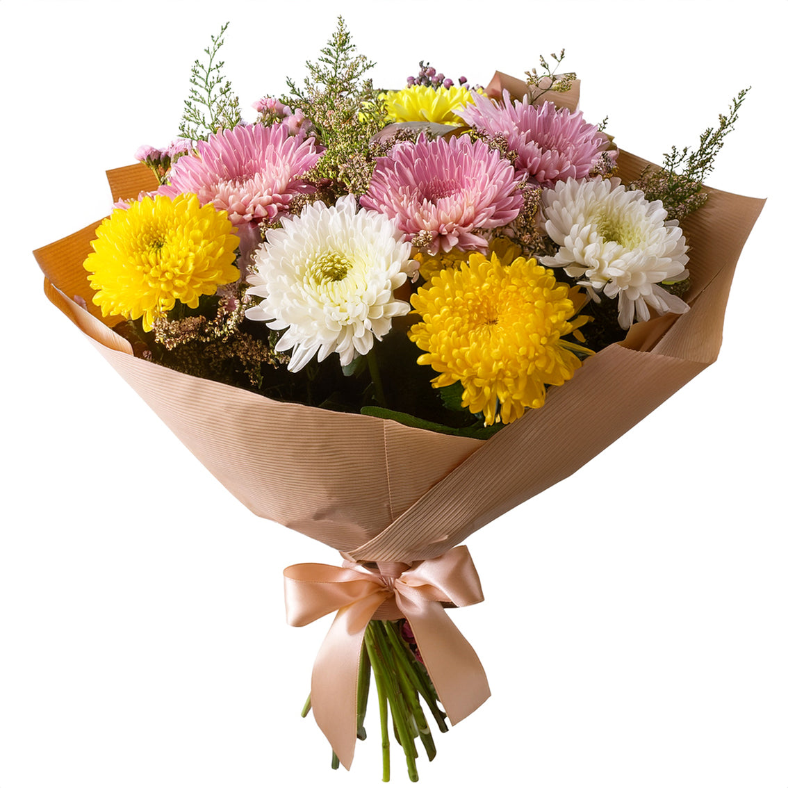 Vibrant Lily & Chrysanthemum Bouquet fresh flower gift for delivery in selected countries