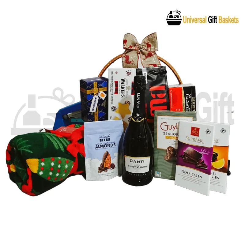 Wine munchies gift basket costa rica