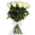 Classic White Rose Bouquet fresh flower gift for delivery in selected countries